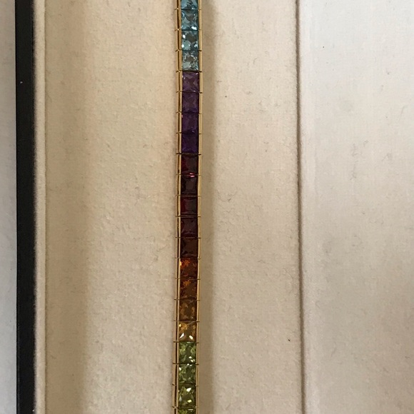 H. Stern Multi-gem 18k gold bracelet NWOT NIB - Picture 3 of 5